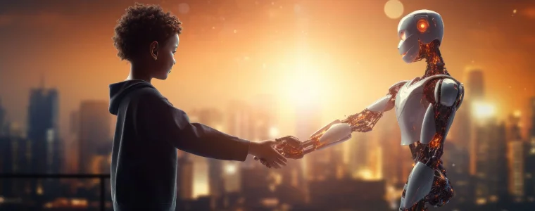 کمک هوش مصنوعی انسان