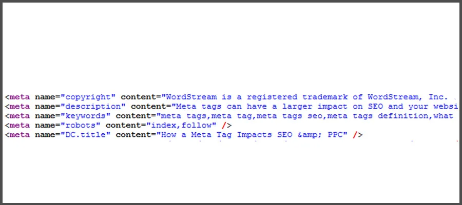 تگ های متا در سایت