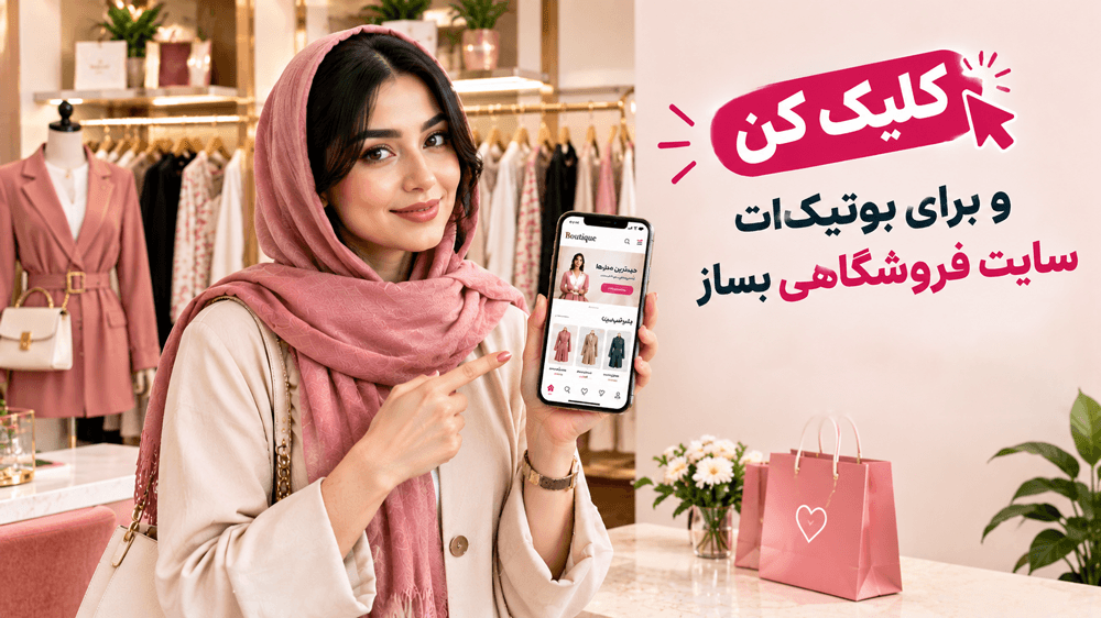 ساخت سایت فروشگاهی بوتیک زنانه با پرتال