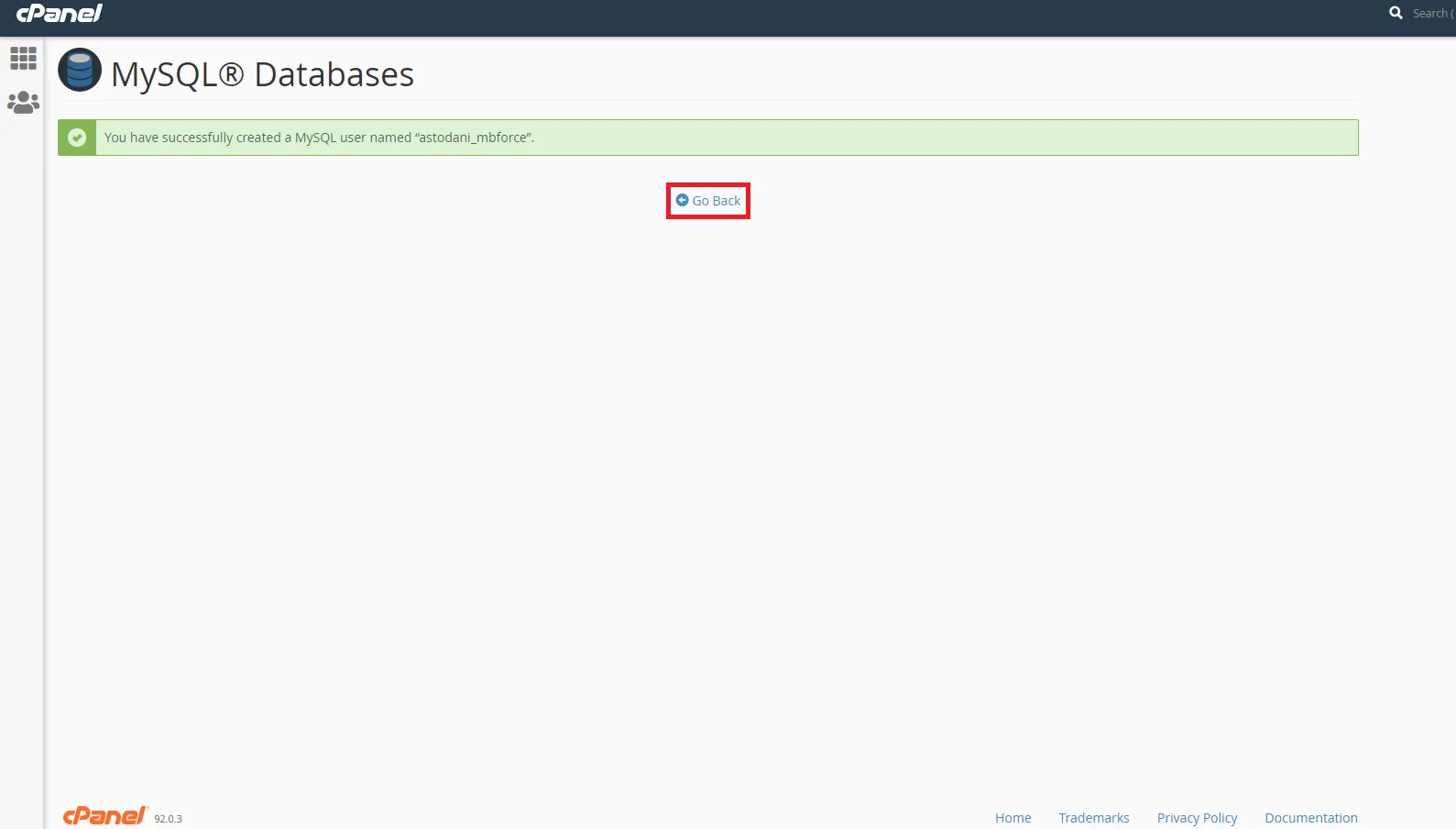 ساخت کاربر دیتابیس برای اپن کارت