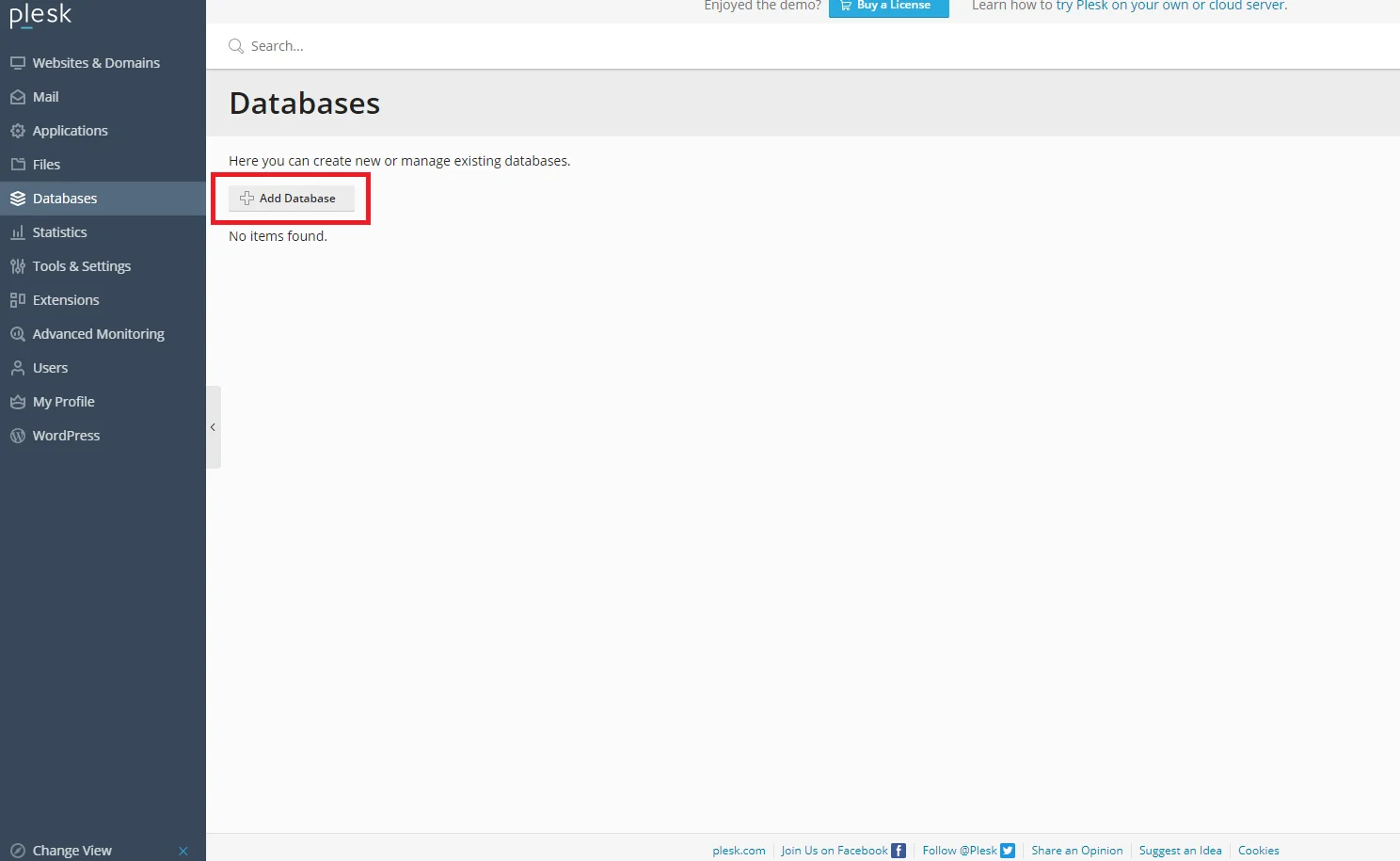 ساخت دیتابیس در پلسک