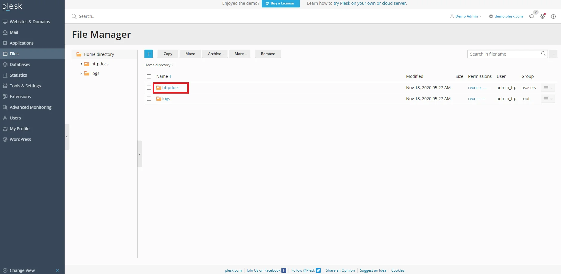 آپلود فایل در پلسک