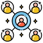 بازاریابی ارجاعی - آیکون