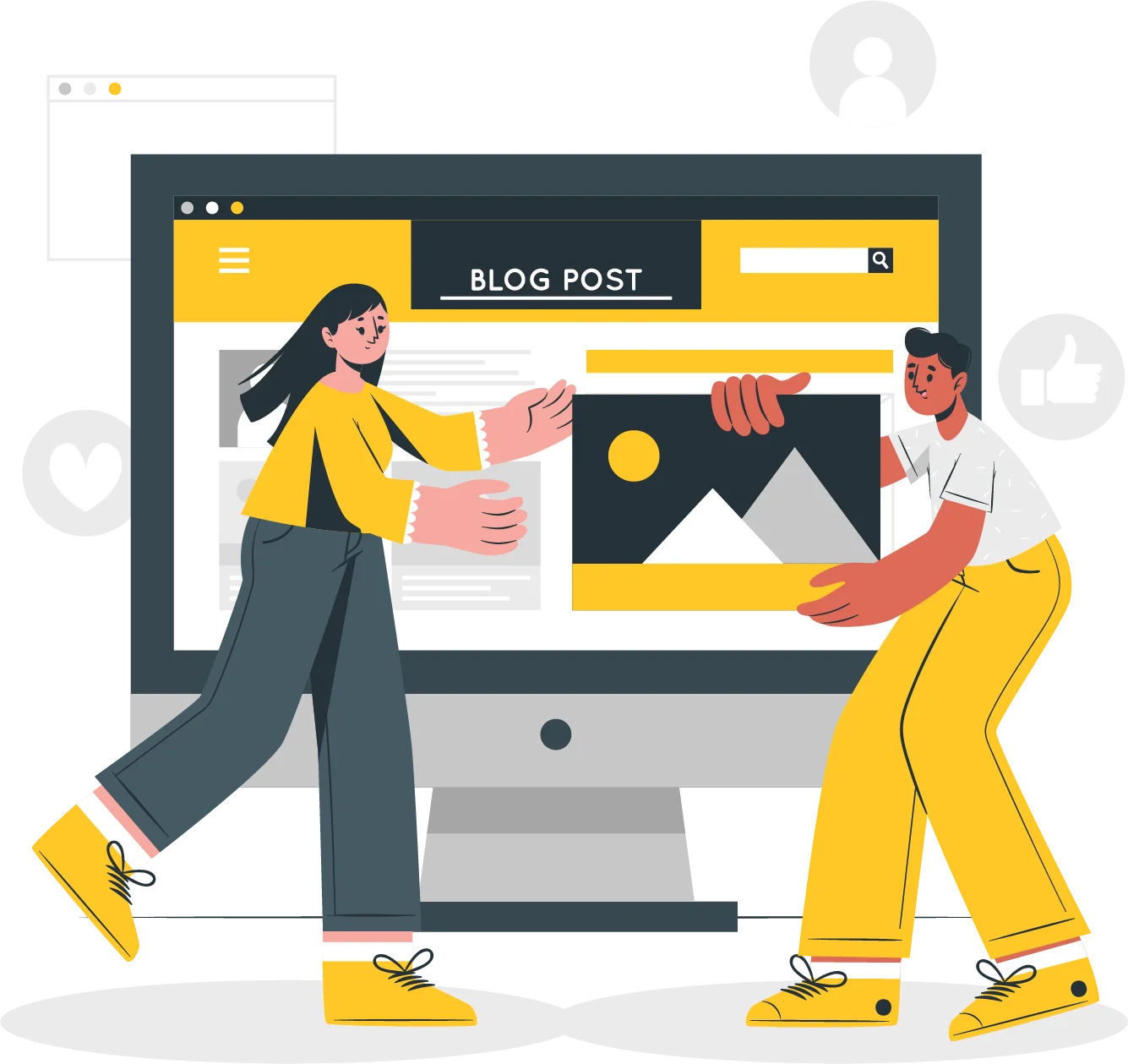 استفاده از تصاویر و عکسهای جذاب برای مطالب وبلاگ