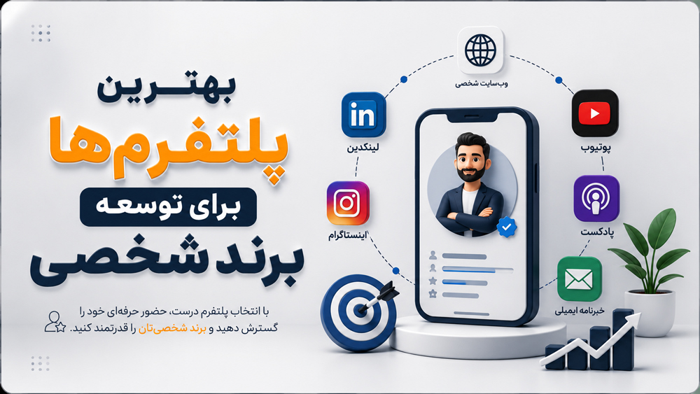 کانالهای اصلی برای ساخت و نمایش برند شخصی