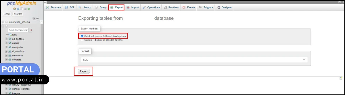 دریافت فایل بکاپ وردپرس به صورت دستی