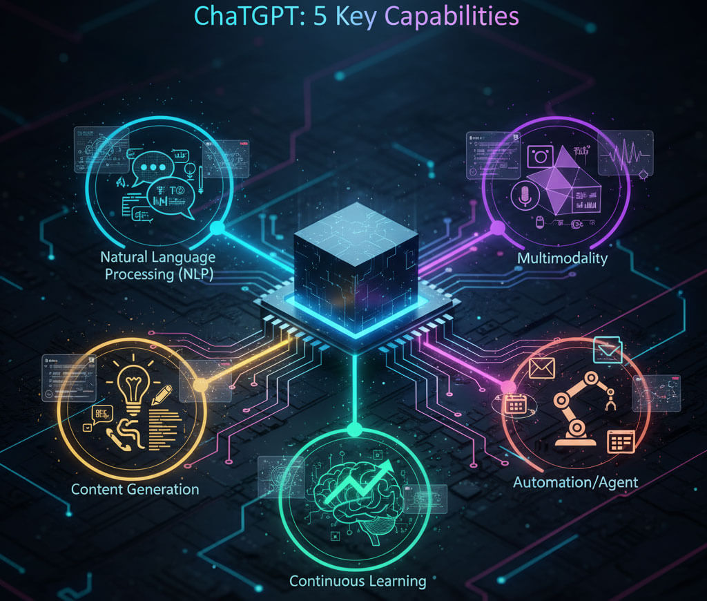 مهمترین قابلیت های چت جی پی تی 5