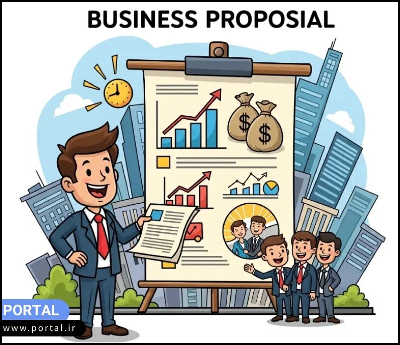 پروپوزال تجاری - عکس کارتونی