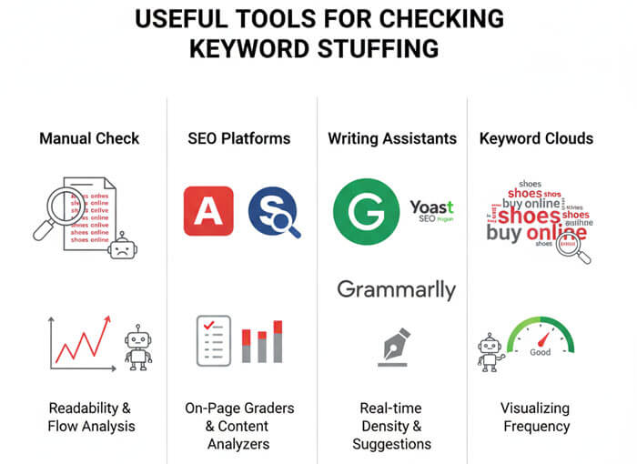 ابزارهای کاربردی برای بررسی Keyword Stuffing