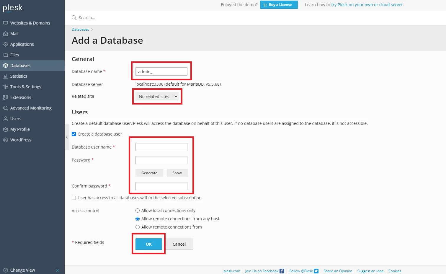 دیتابیس پلسک