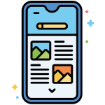 آیکونی با مضمون ریسپانسیو (نسخه موبایل)