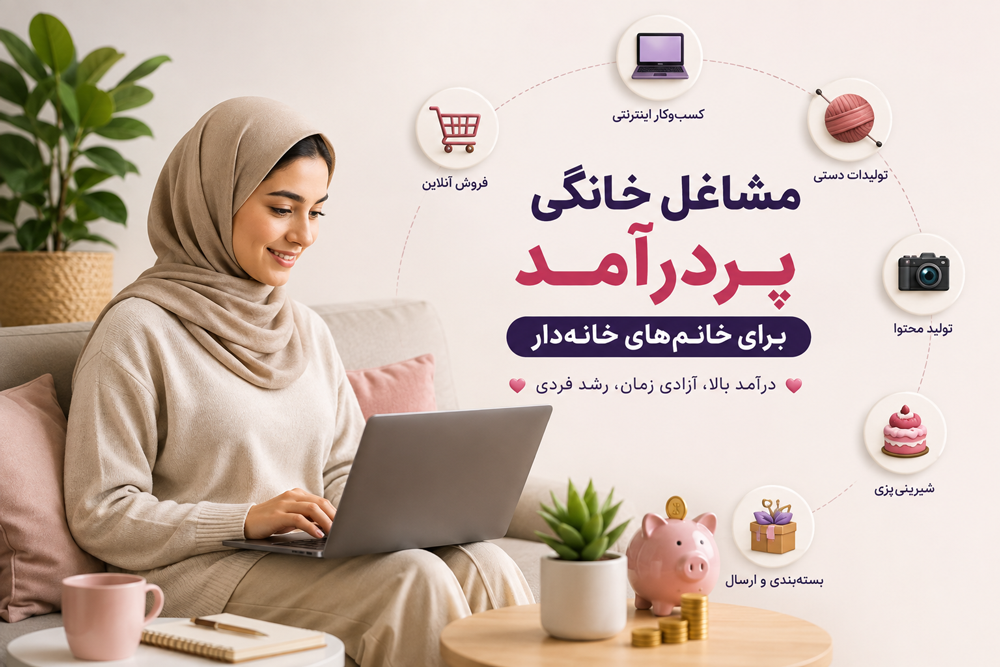 معرفی بهترین مشاغل خانگی پردرآمد برای خانمهای خانهدار