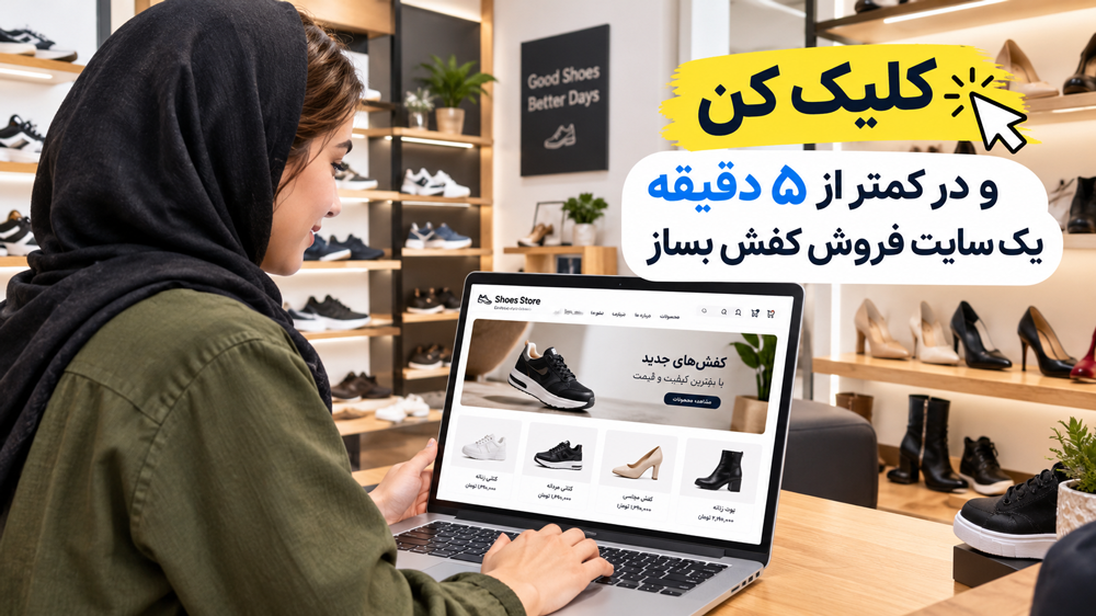 ساخت فروشگاه کفش با پرتال