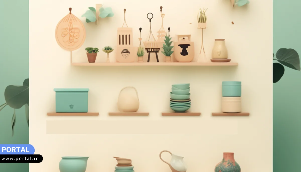 ظروف دکوراتیو فروشگاه اینترنتی