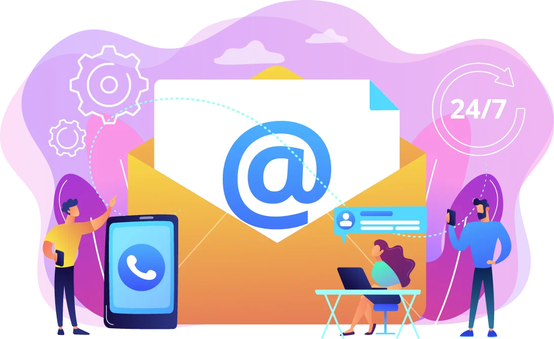 ارسال ایمیل به مشتریان