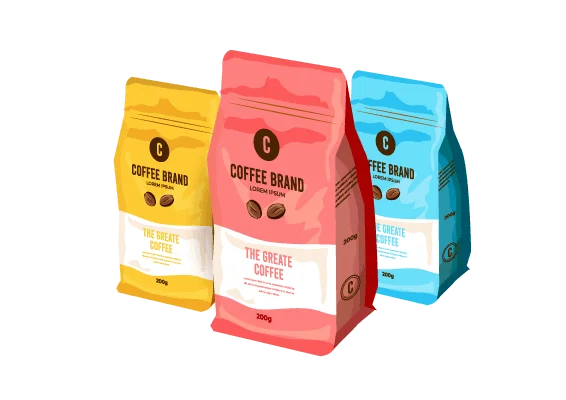 بسته بندی قهوههای مختلف