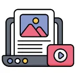 تولید محتوا - آیکون