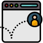 آیکون با مضمون کاهش نرخ پرش